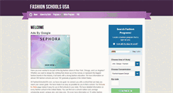 Desktop Screenshot of fashionschoolsusa.com